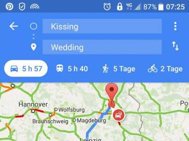 W Niemczech od Pocałunku do Ślubu można dotrzeć w 6 godz