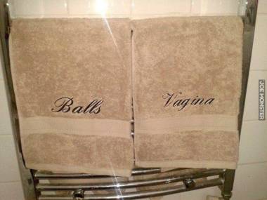Ręcznik dla niego i dla niej