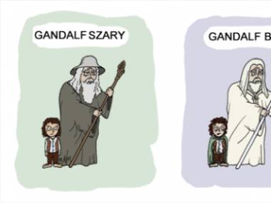 Trzy kolory Gandalfa