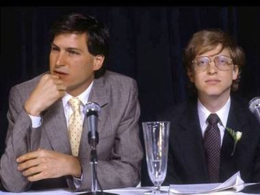 Steve Jobs i Bill Gates, 1985
