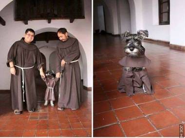 Brazylijscy mnisi przygarnęli psa