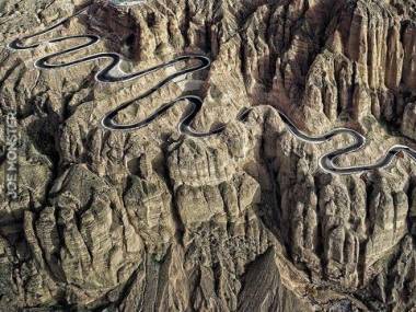 Górska droga w Chinach