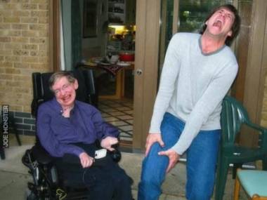Gdy Stephen Hawking spotkał Jima Carrey'a