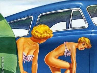 Reklama wosku samochodowego z 1957 roku