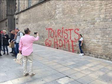 W Barcelonie turyści wygrywają
