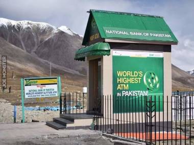 Najwyżej na świecie położony bankomat znajduje się w Pakistanie