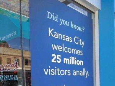 W Kansas City powitali już w bardzo intymny sposób 25 milionów turystów