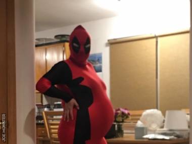 Deadpool w 39 tygodniu ciąży