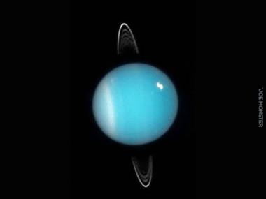 Uran widziany przez teleskop