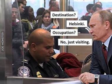 Putin w drodze do Helsinek