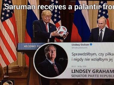 Putin podarował piłkę Trumpowi