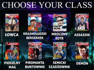 Wybierz swoją klasę