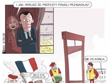 Francuzi mają protesty we krwi