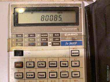 Ten kalkulator nadal działa po 34 latach, nigdy nie miał wymienianej baterii