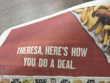 Theresa, tak się robi dobre deale
