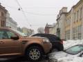 Dwupoziomowy parking w Rosji