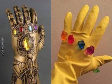 Rękawica Thanosa na budżetowe zamówienie