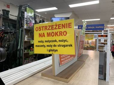 Takie ostrzeżenie zauważone we Wrocławiu