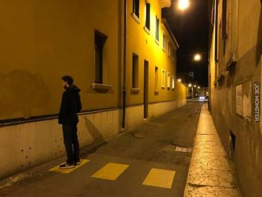 Przejście dla pieszych w Weronie, Włochy