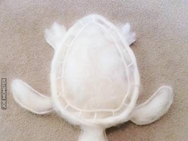 Żółw z wyczesanej sierści husky'ego