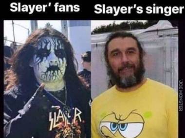 Fani Slayera vs piosenkarz Slayera