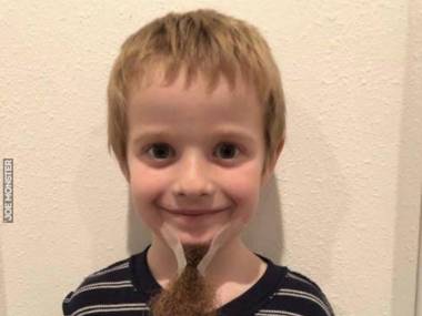 Chciał mieć brodę jak tata
